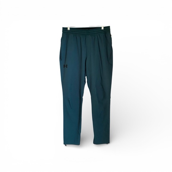 Under Armour Other - Under Armour Athletic Jogger Pants Men L Green Drawstring Tapered Athleisure